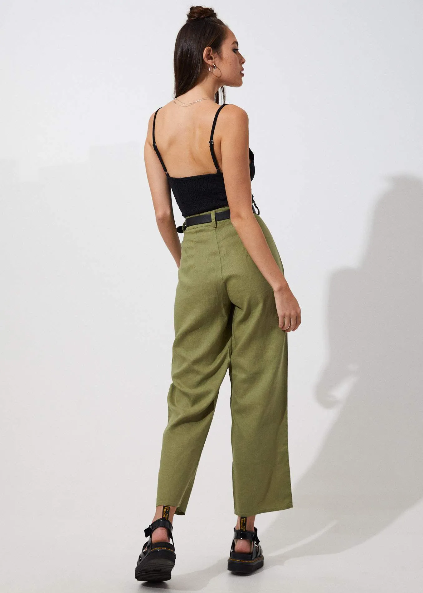 Afends Womens Siren - Hemp Pant - Sage