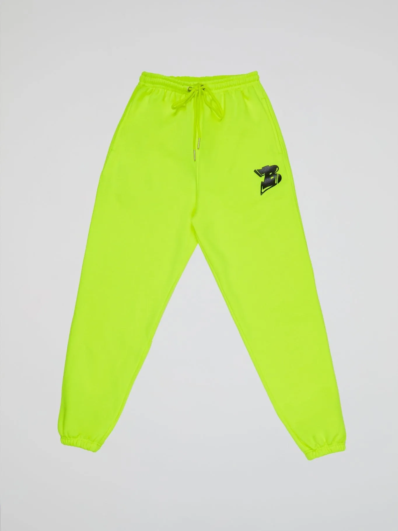 Bhype Society - Neon Yellow Pants Bhype Logo Essentials