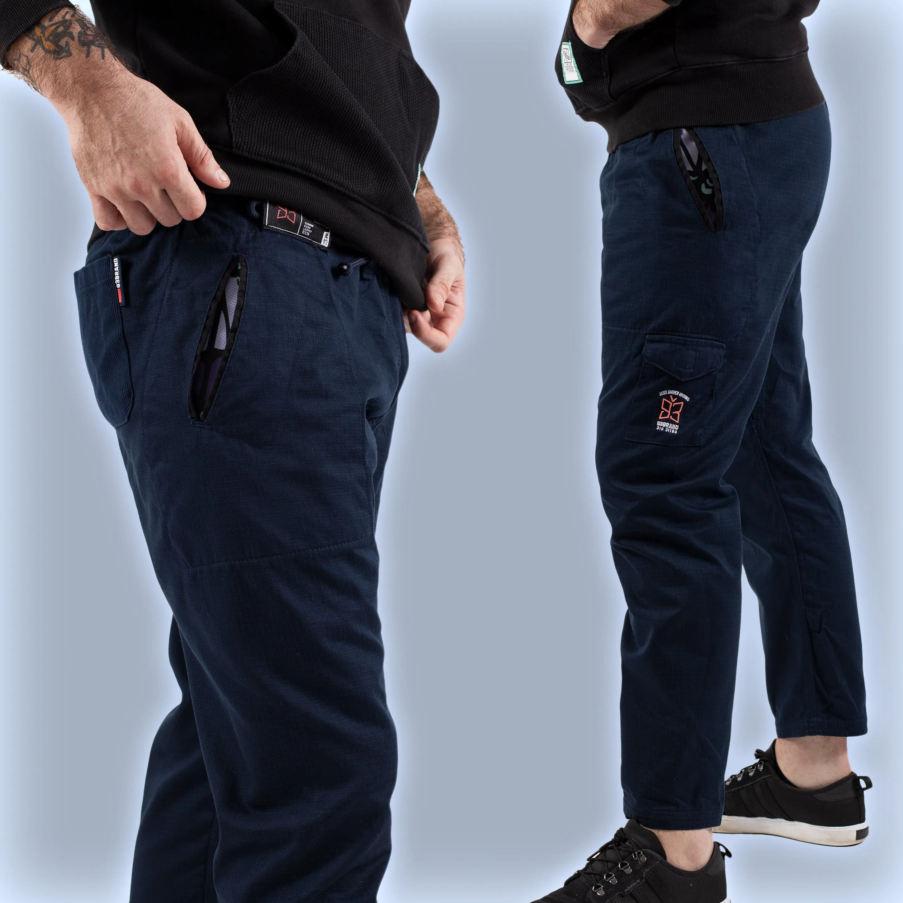 BUTTERFLY ORIGINALS Casual Gi Pants - Dark Blue