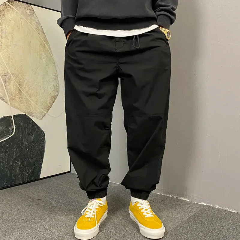 Casual Thin Cargo Pants with Japanese Streetwear Style