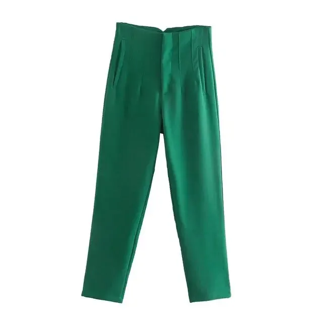 Chic Office Lady Straight Pants