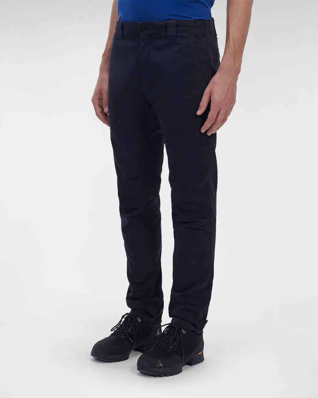 C.P. COMPANY Cotton Slim pant blue