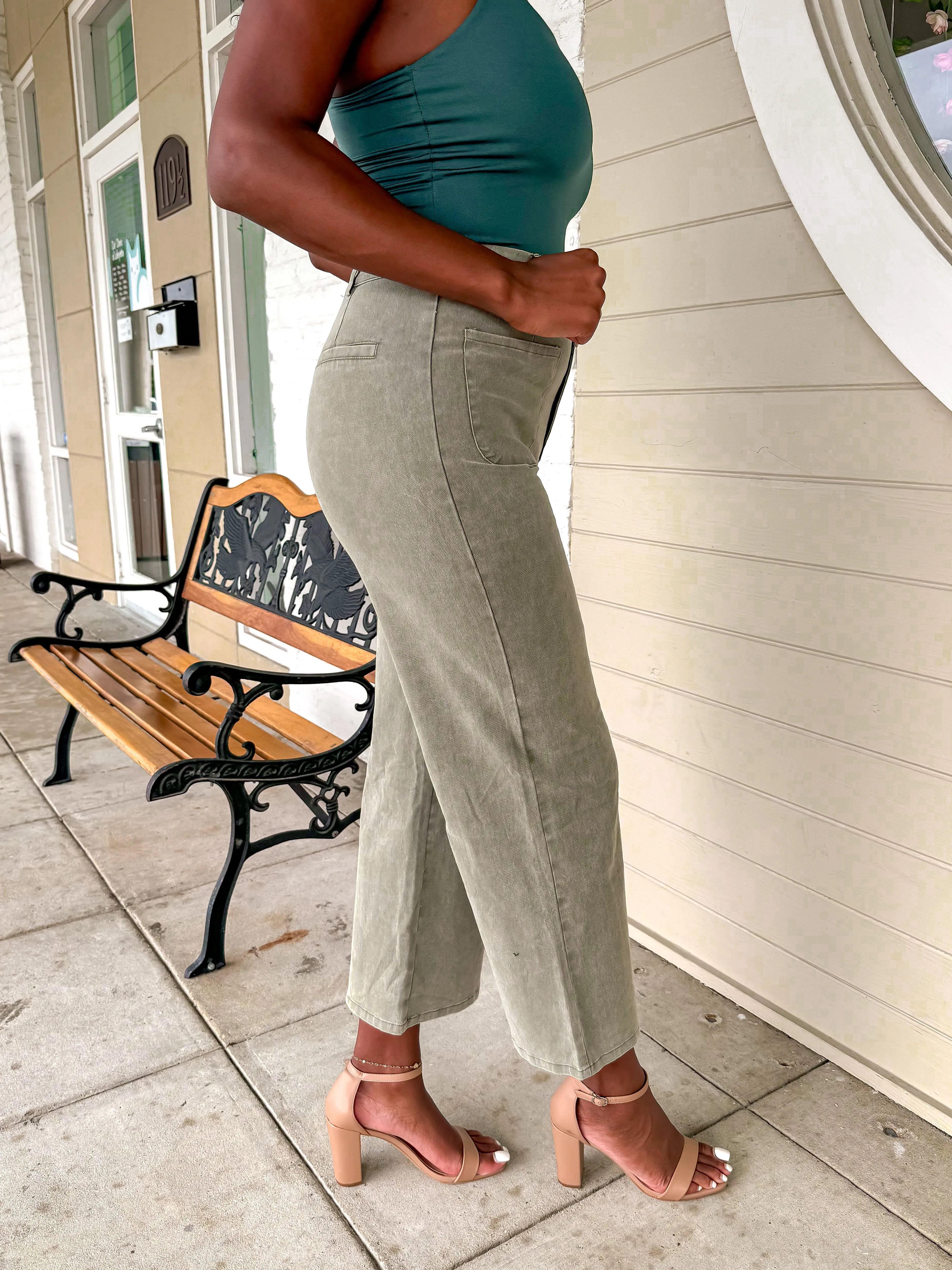 Dine In Style Pants Olive