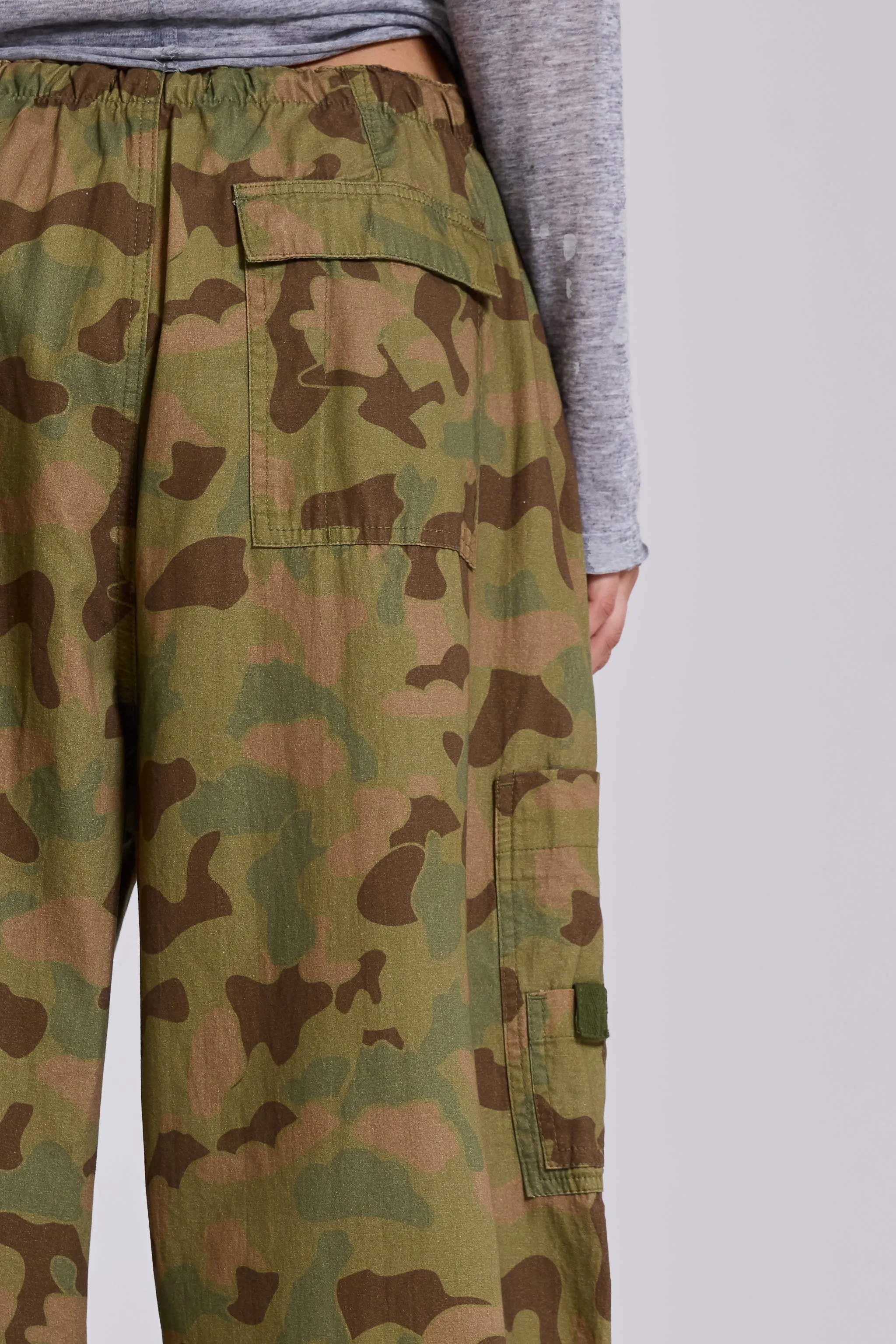 Duck Camo Parachute Pants