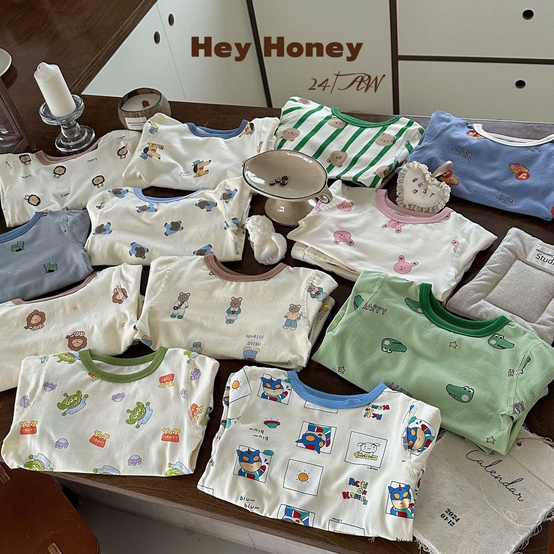 DXJ Kids Printed Home-wear Set