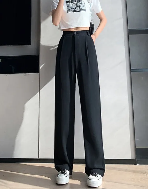 ELLA CASUAL HIGH WAIST PANTS