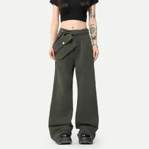 Fashion American Straight Cargo Pants Men