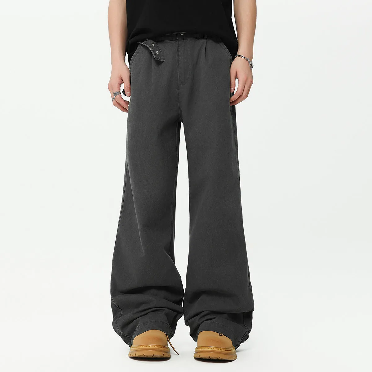 Fashion American Straight Cargo Pants Men