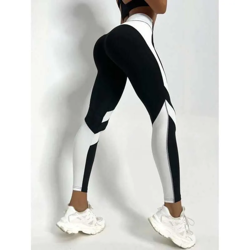 Glow Chic's Minimalist And Versatile Patchwork Fitness Pants