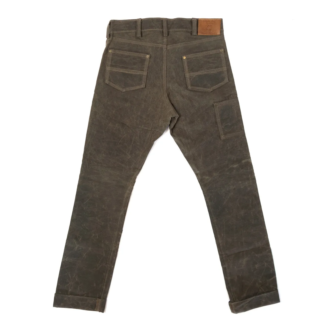 GN.01 Waxed Canvas Fitted Work Pant - Havana