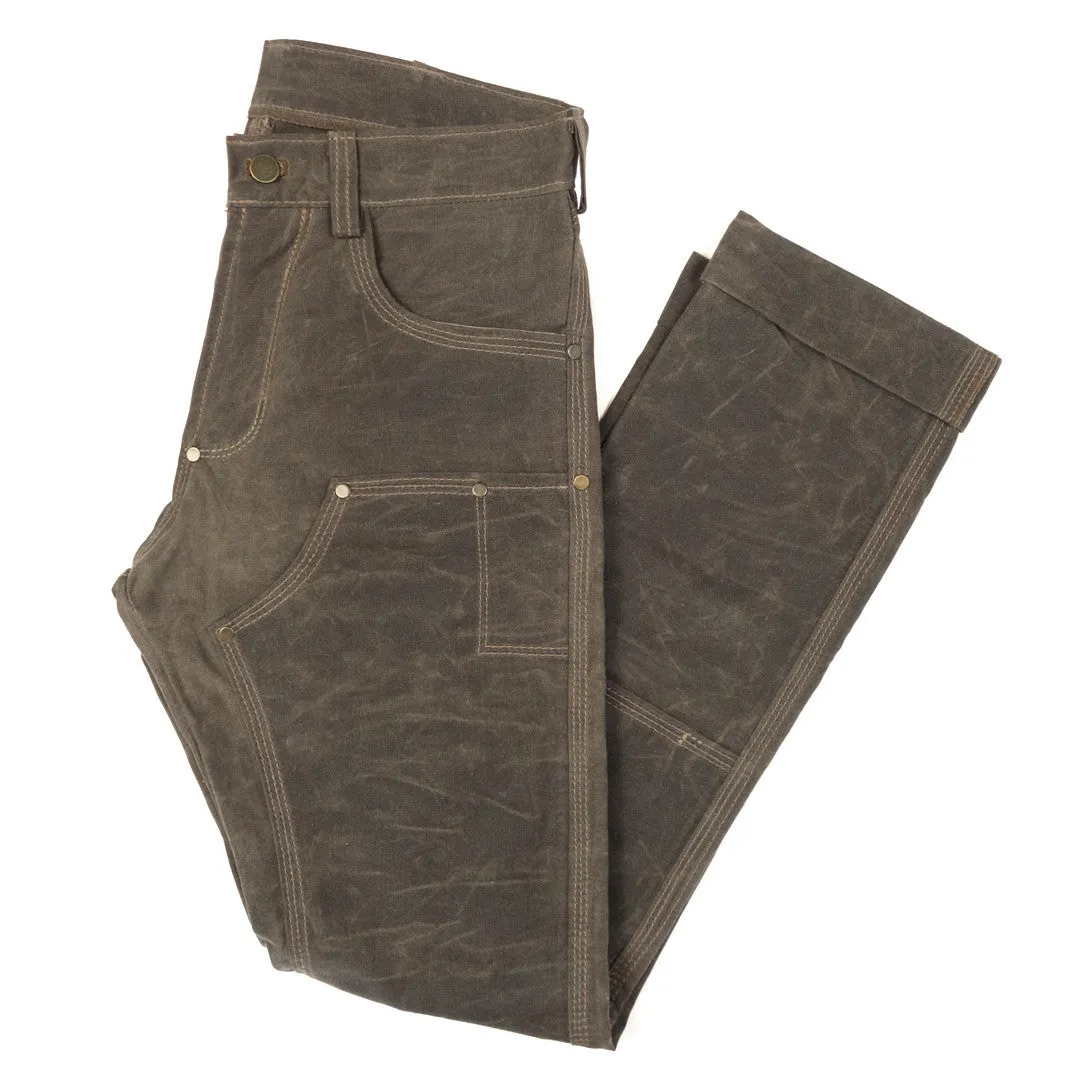 GN.01 Waxed Canvas Fitted Work Pant - Havana