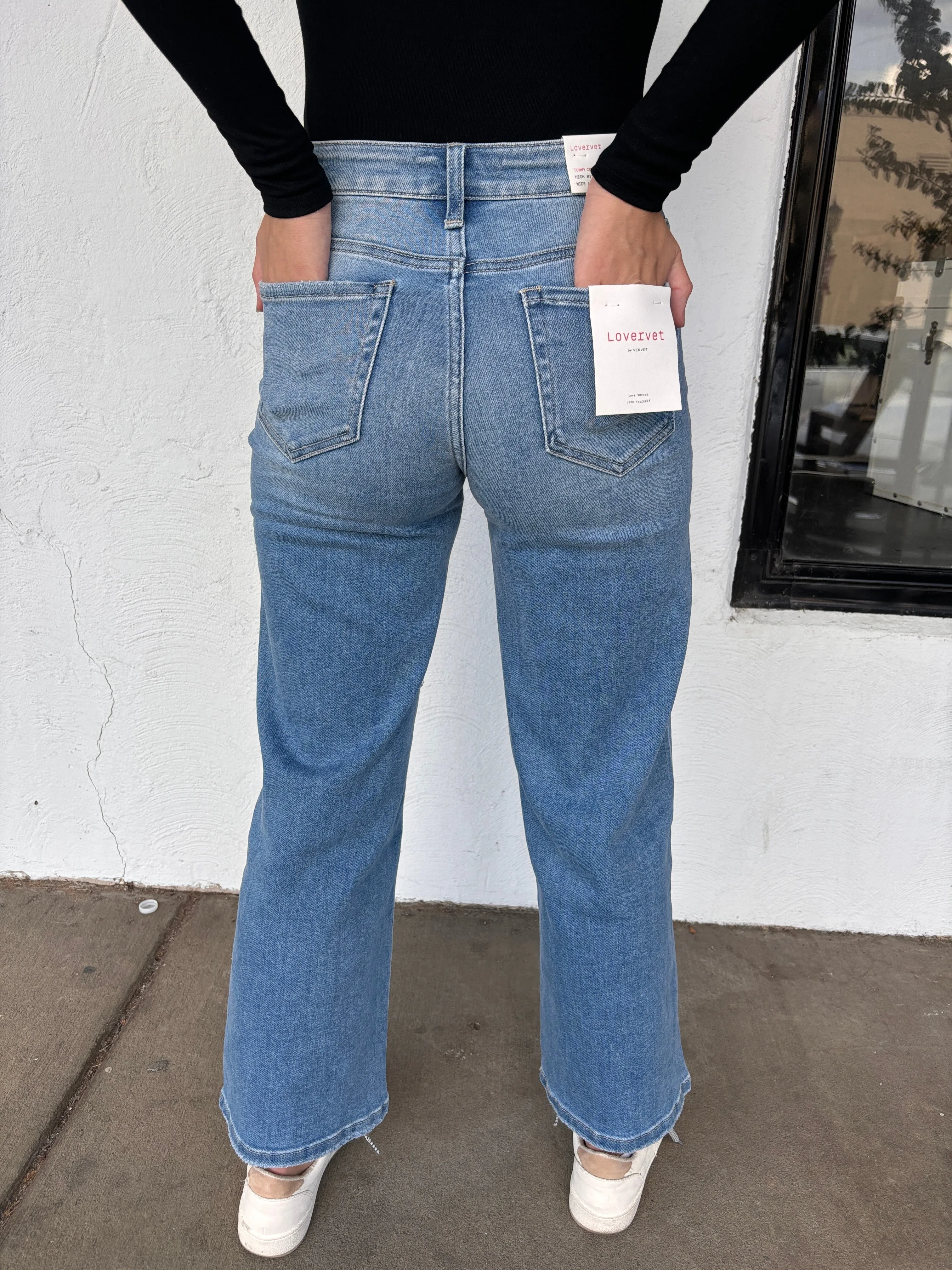 Haleigh High Rise Denim With Tummy Control