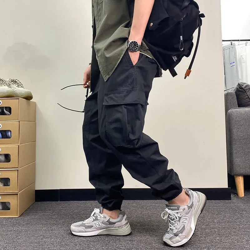 Japanese Streetwear Oversize Cargo Pants Men Clothing Casual Joggers