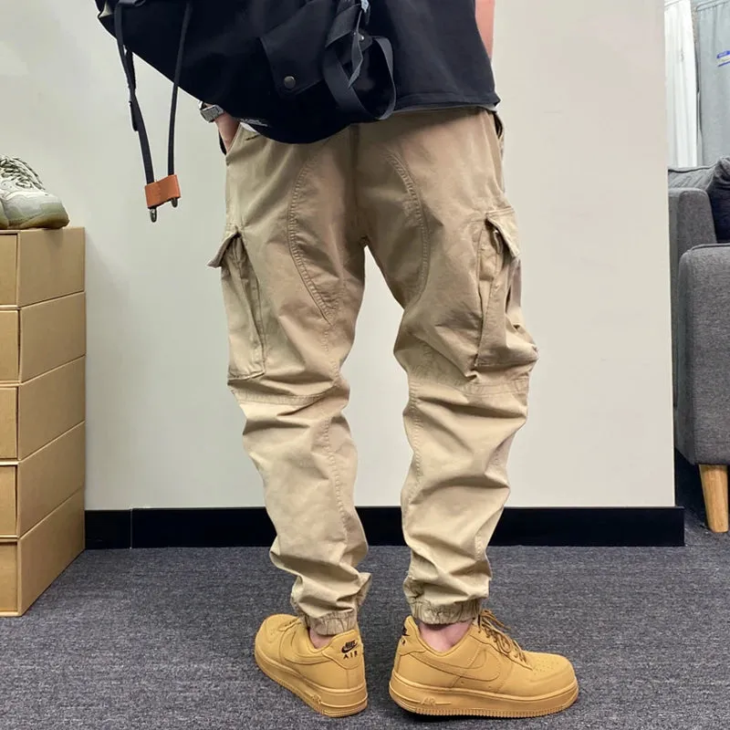 Japanese Streetwear Oversize Cargo Pants Men Clothing Casual Joggers