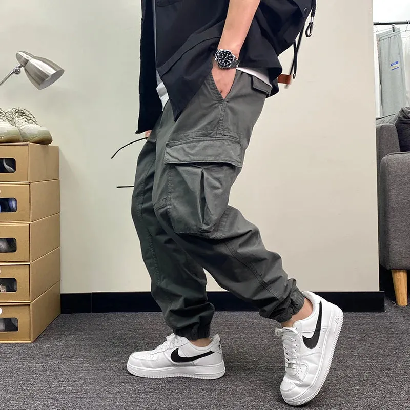 Japanese Streetwear Oversize Cargo Pants Men Clothing Casual Joggers