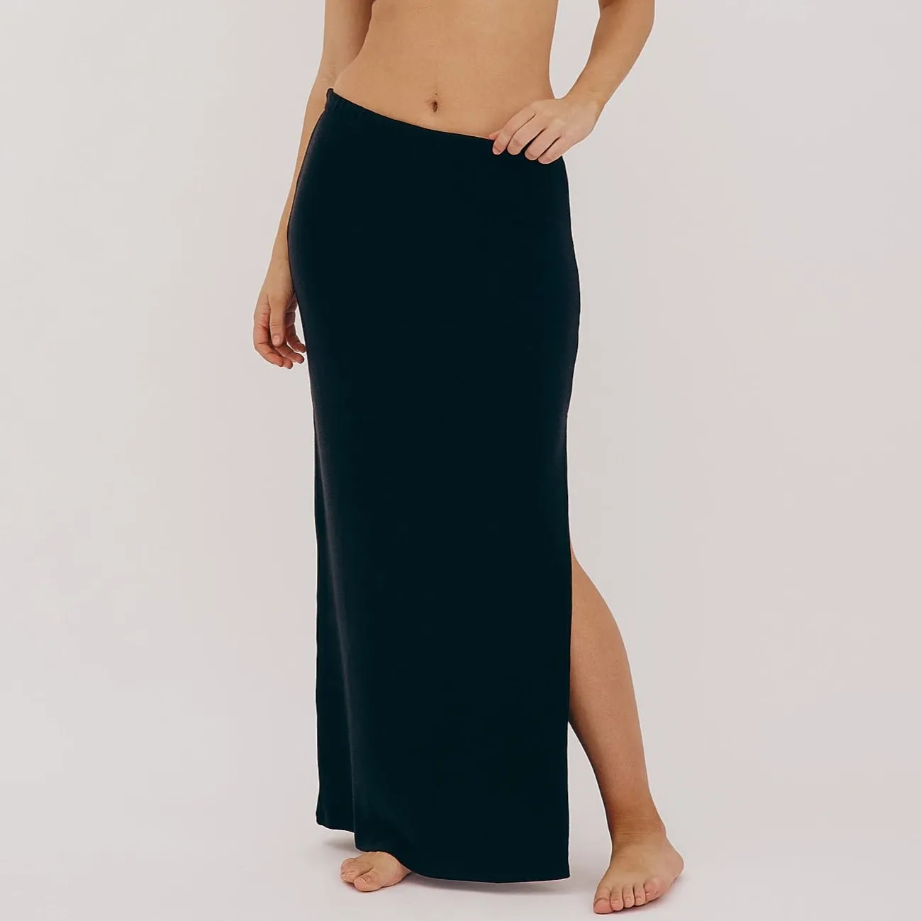 LAST ONES in S -Maxi Skirt - Black