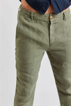 Lindye Linen Chino Kaki