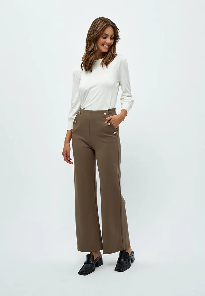 Linea Wide Pants - Dark Winter Twig