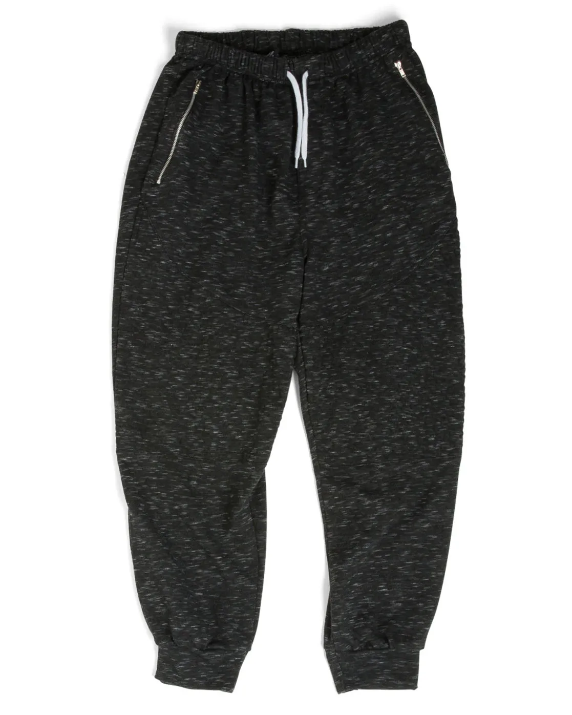 Littlest Prince French Terry Moto Sweatpants Black