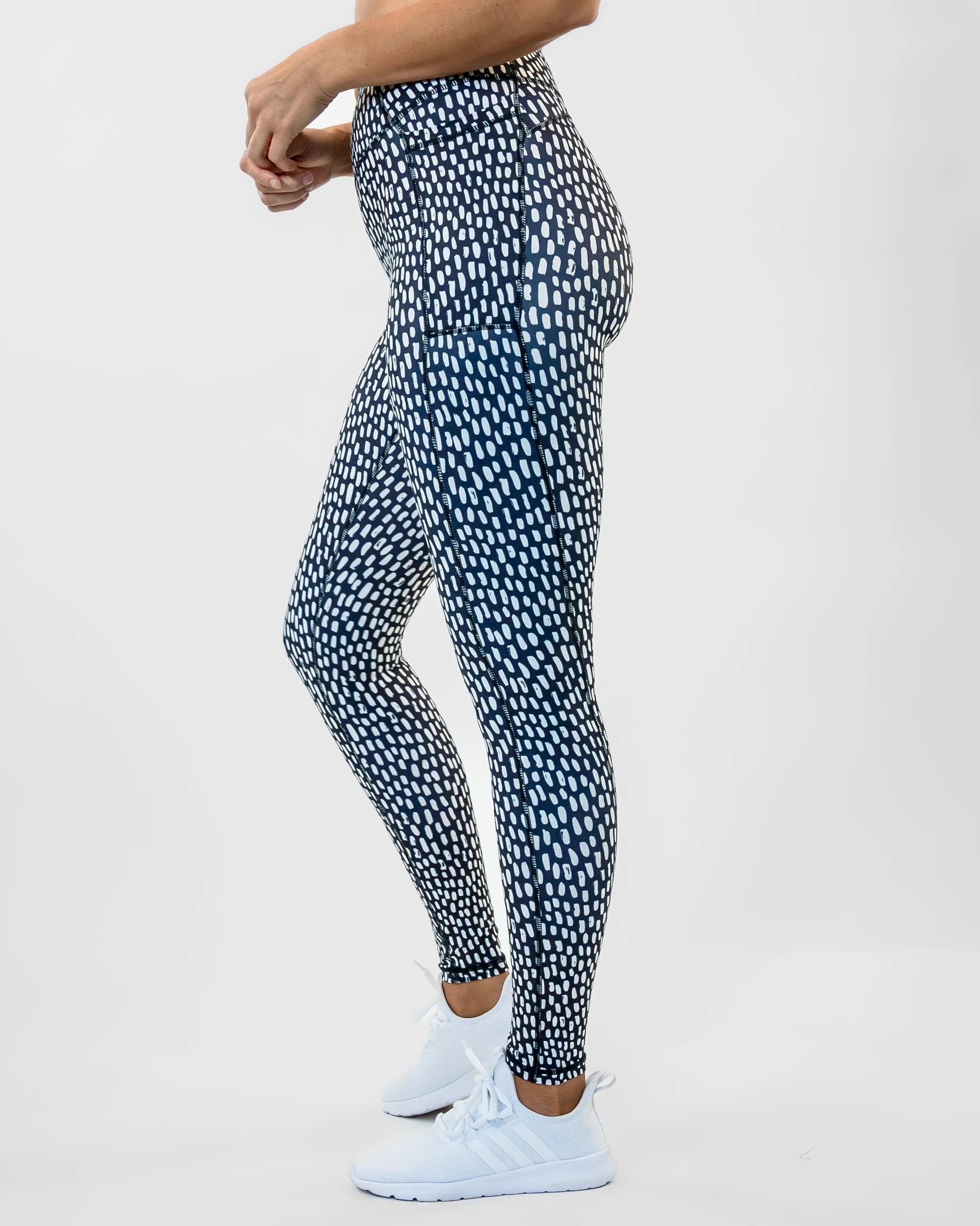 Lux Pocket Pants - Lucky Spots (Black & Jet Stream) - FINAL SALE