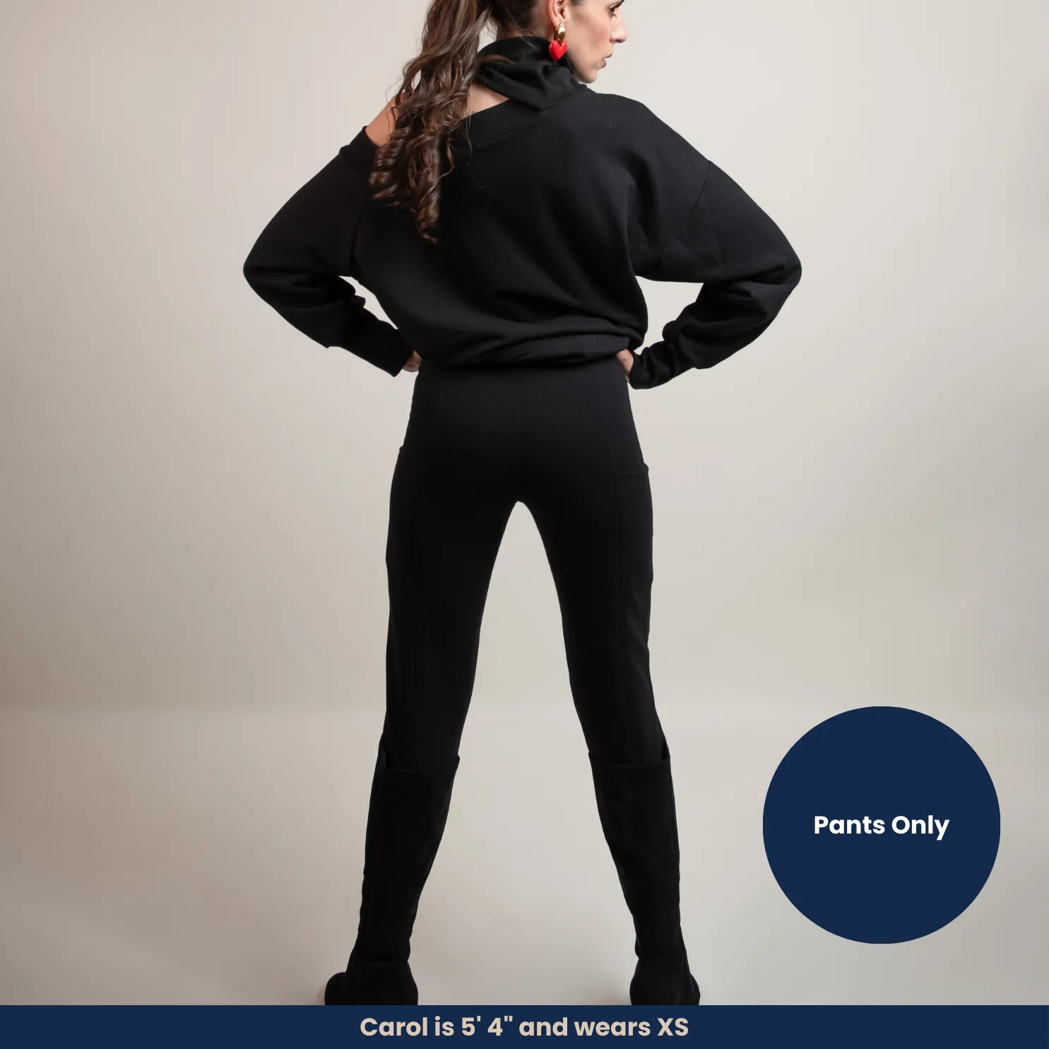 Mel - Soft Fleece Fitted Pants