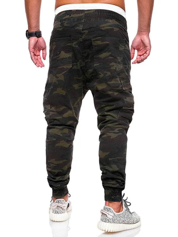 Men's camouflage cargo casual pants