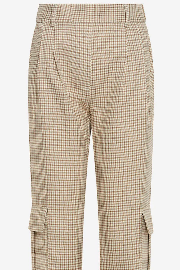 Mille Pants Camel Checks