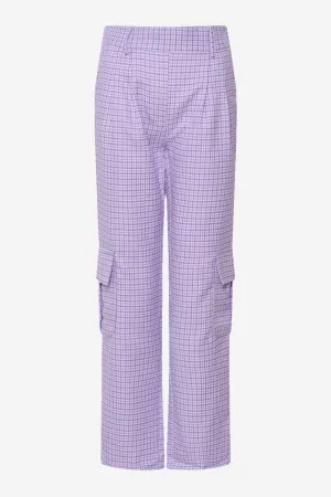 Mille Pants Lavender check