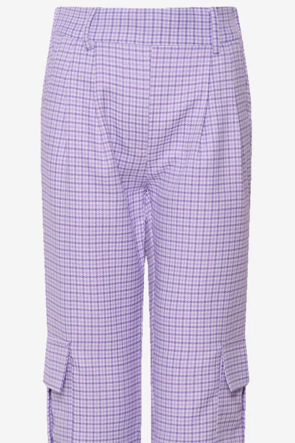 Mille Pants Lavender check