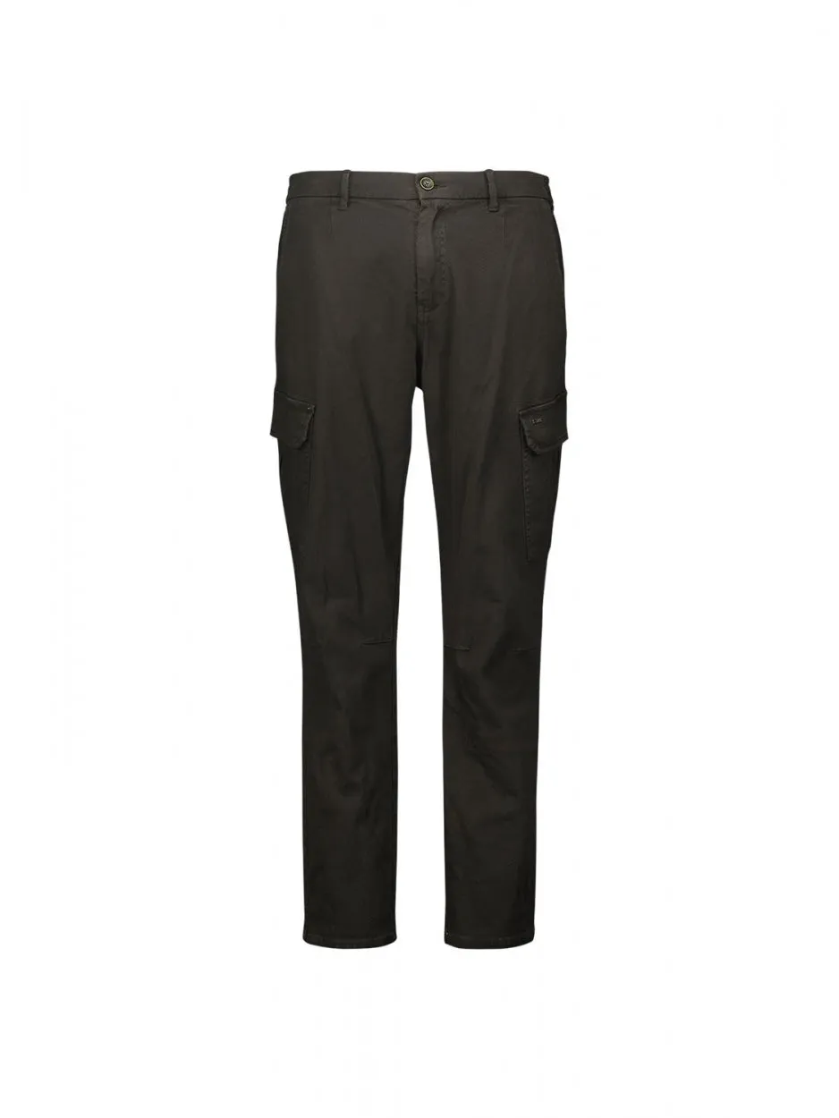 Pants Cargo Garment Dyed Stretch | Motorblack