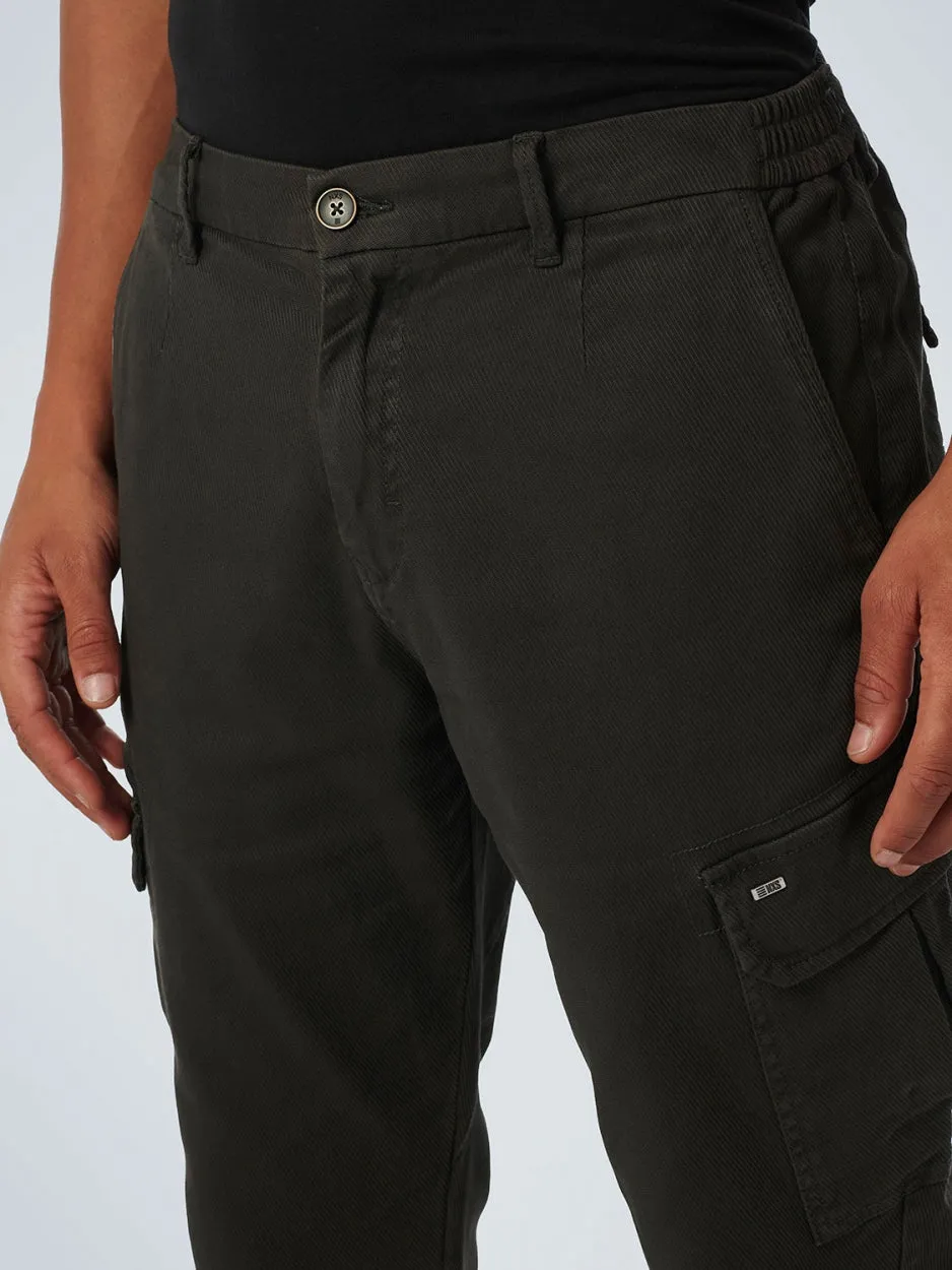 Pants Cargo Garment Dyed Stretch | Motorblack