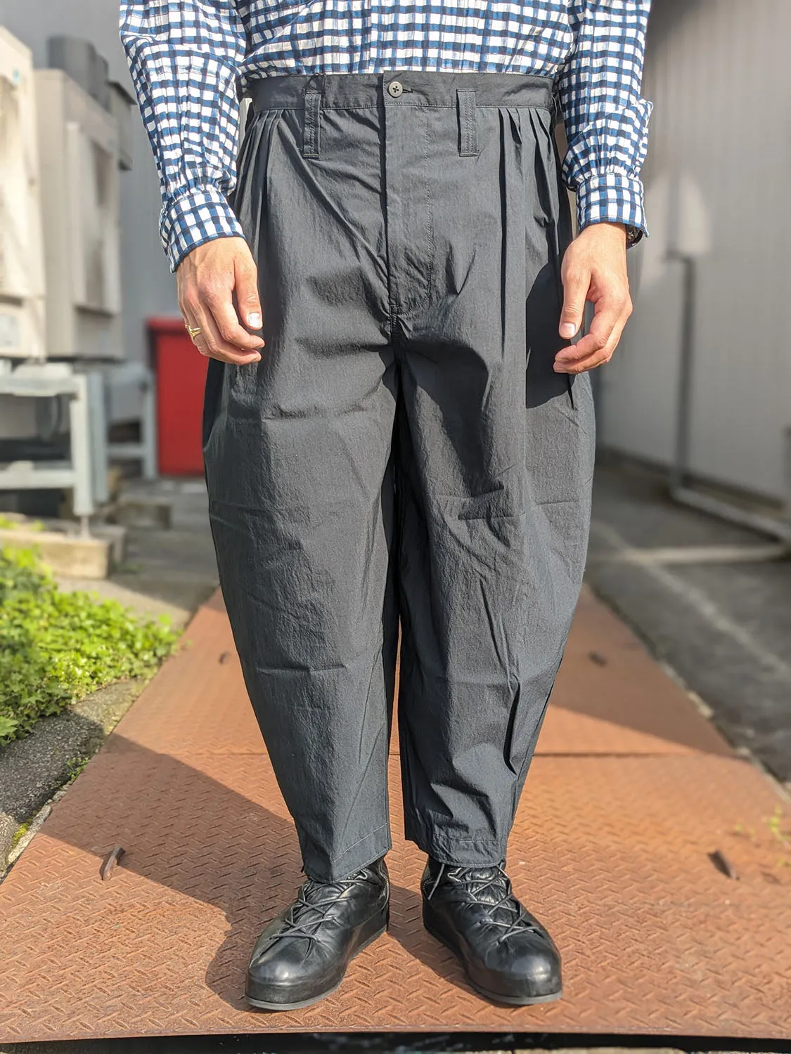 Porter Classic POPLIN BEBOP PANTS