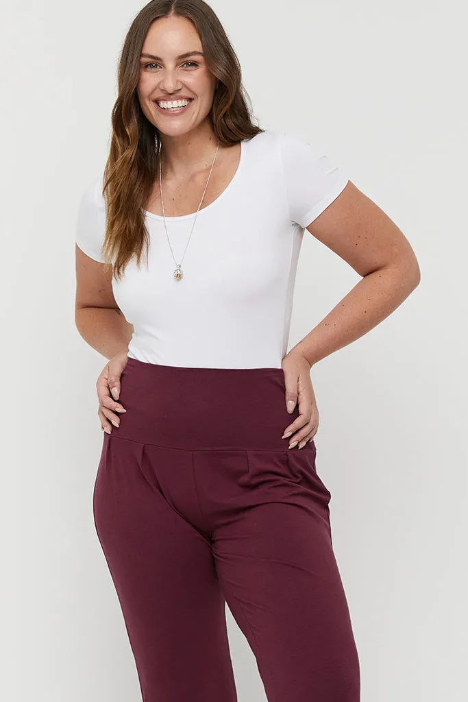 Slouch Pants - Burgundy