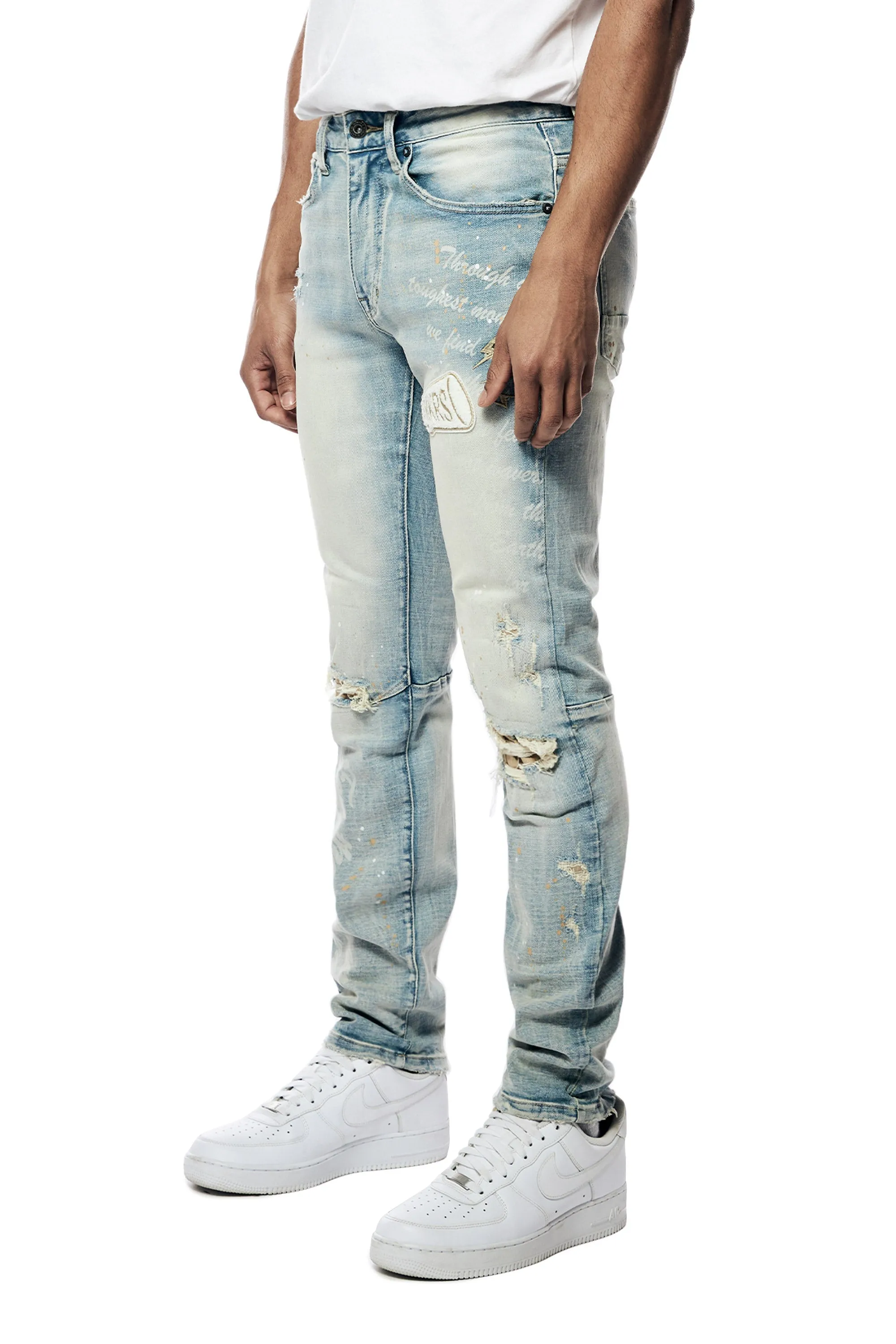 Smoke Rise Men's Varsity Denim Jeans