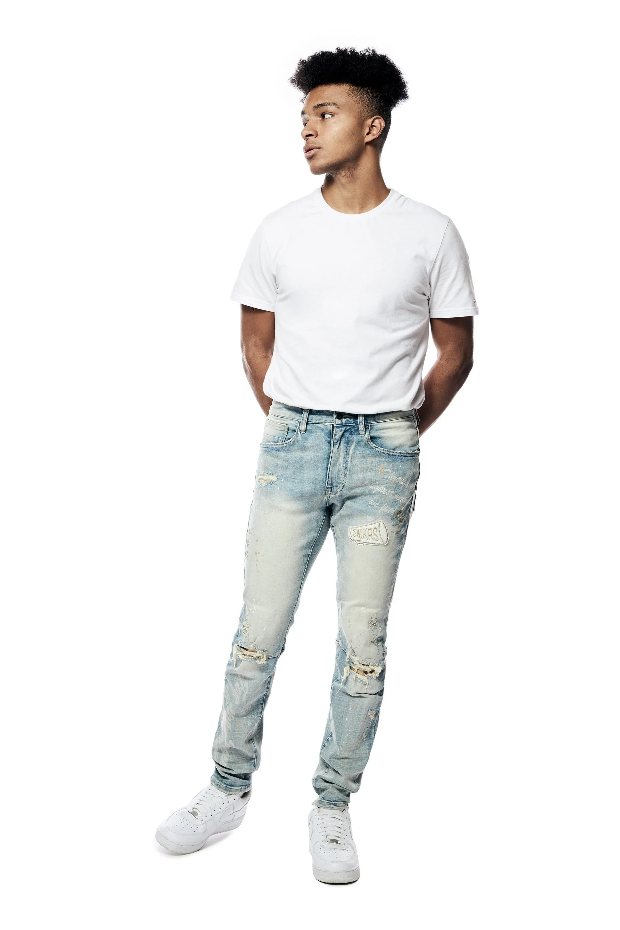 Smoke Rise Men's Varsity Denim Jeans