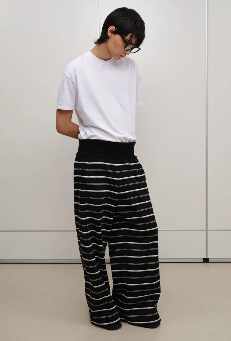 Striped casual pants