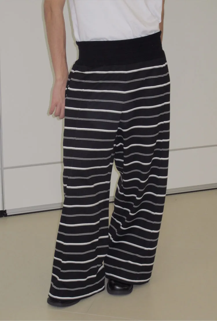 Striped casual pants