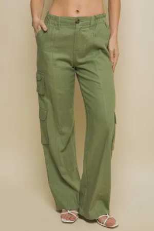 The Andrea pants- Olive