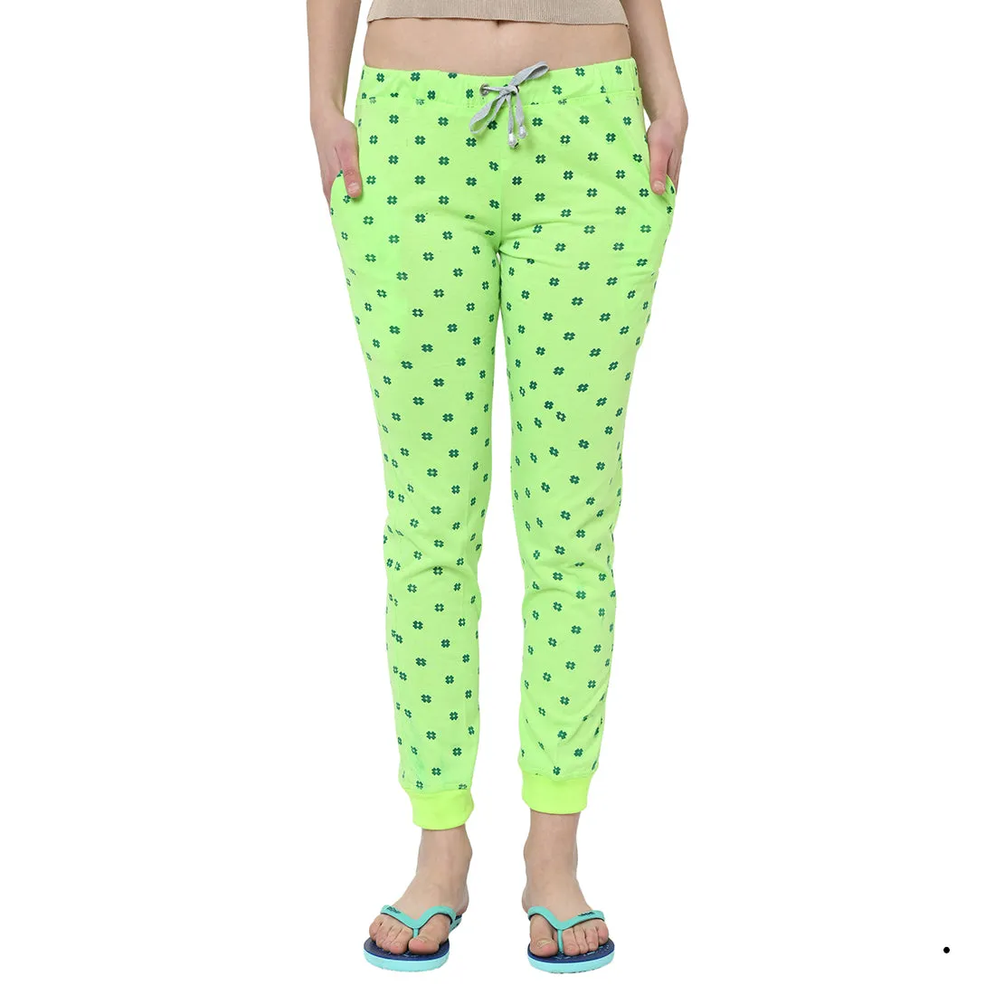 Vimal Jonney Green Trackpant For Women's