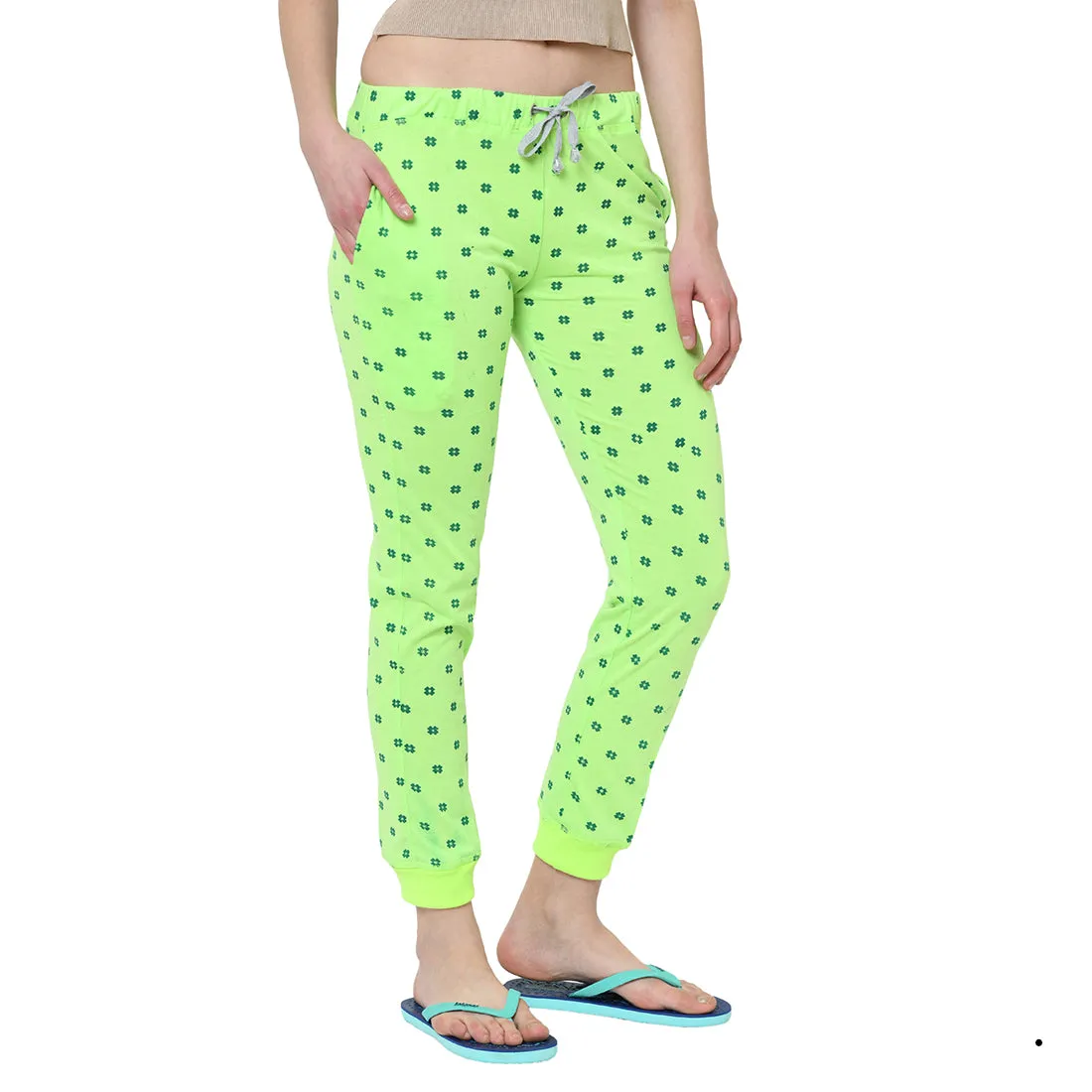 Vimal Jonney Green Trackpant For Women's