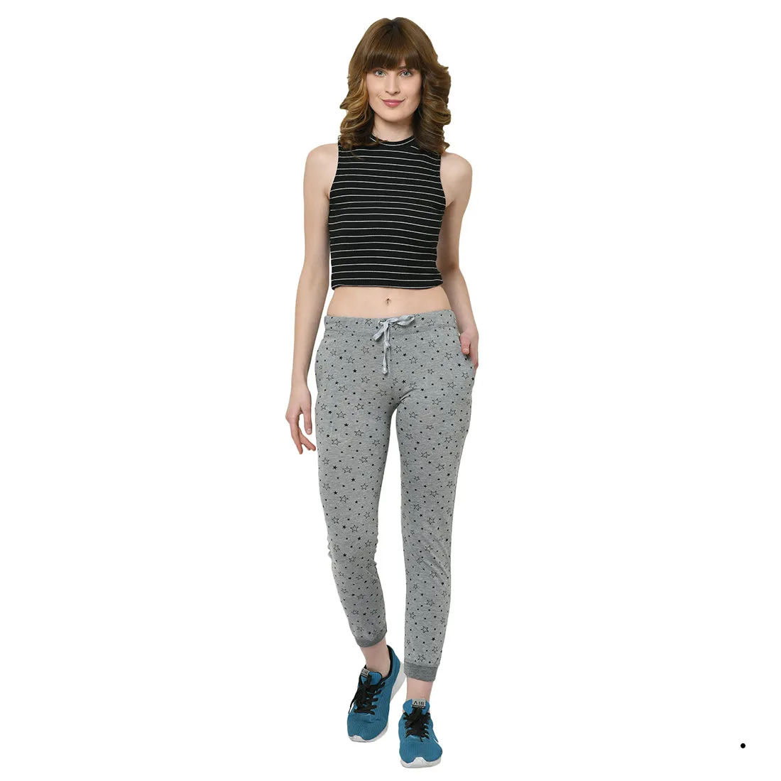 Vimal Jonney Silver Trackpant For Women's