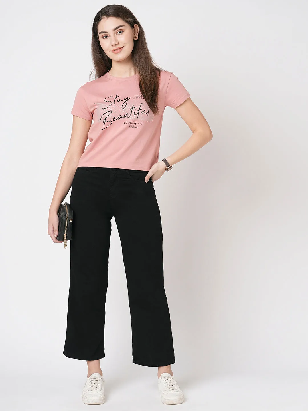 Women High-Rise Wide Leg Jeans