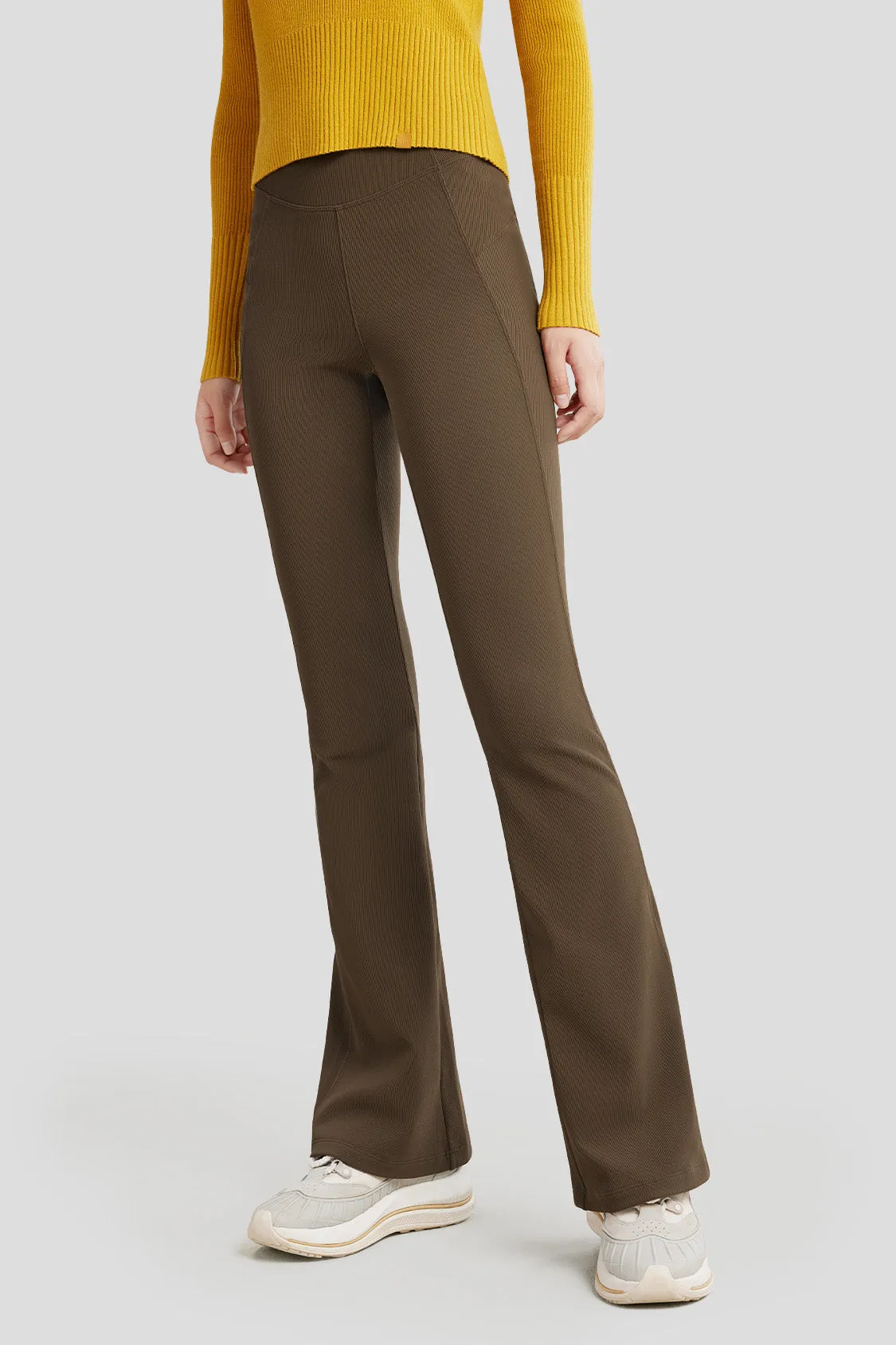 Women's High Elasticity Flared Pants