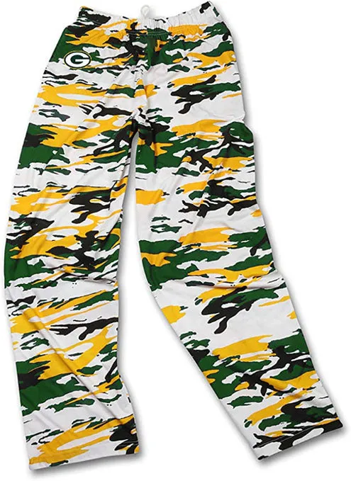 Zubaz NFL Football Men's Green Bay Packers Camo Pants